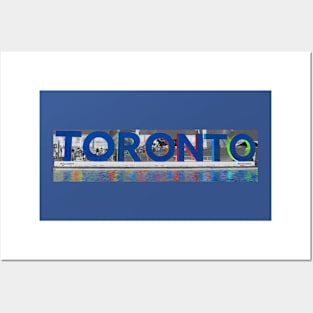 Toronto Sign in Blue Posters and Art